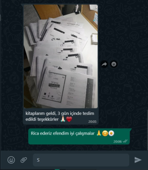 YKS Fotokopi Sizden Gelenler