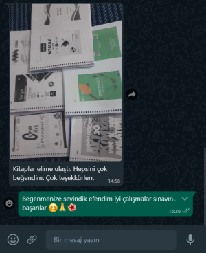 YKS Fotokopi Sizden Gelenler