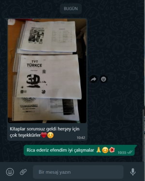 YKS Fotokopi Sizden Gelenler