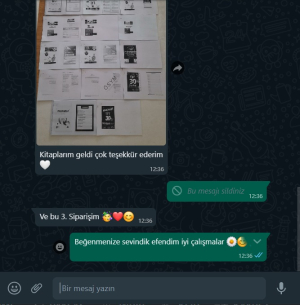 YKS Fotokopi Sizden Gelenler