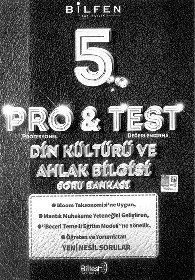 PRO & TEST DİN KÜLTÜRÜ VE AHLAK BİLGİSİ SORU BANKASI YKS Fotokopi