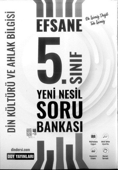 DİN KÜLTÜRÜ VE AHLAK BİLGİSİ SORU BANKASI YKS Fotokopi