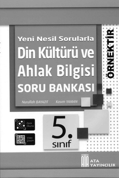 DİN KÜLTÜRÜ VE AHLAK BİLGİSİ SORU BANKASI YKS Fotokopi