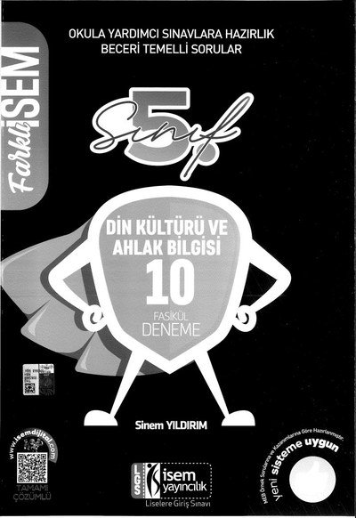 DİN KÜLTÜRÜ VE AHLAK BİLGİSİ 10 FASİKÜL DENEME YKS Fotokopi