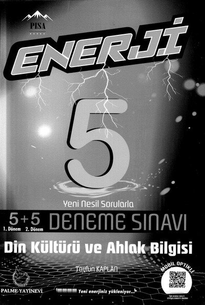 DİN KÜLTÜRÜ VE AHLAK BİLGİSİ 5+5 DENEME SINAVI YKS Fotokopi