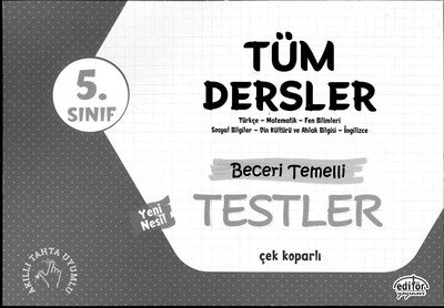 TÜM DERSLER BECERİ TEMELLİ TESTLER YKS Fotokopi