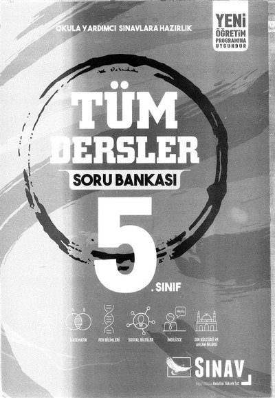 TÜM DERSLER SORU BANKASI YKS Fotokopi