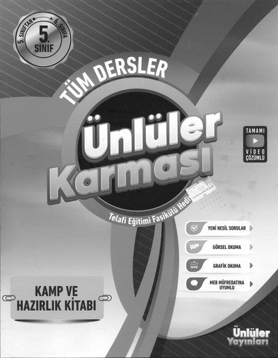 TÜM DERSLER ÜNLÜLER KARMASI YKS Fotokopi