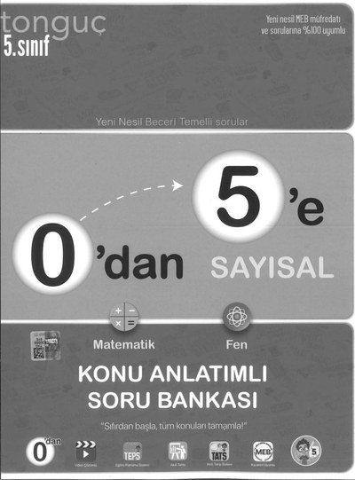 0'DAN 5'E SAYISAL KONU ANLATIMLI SORU BANKASI YKS Fotokopi