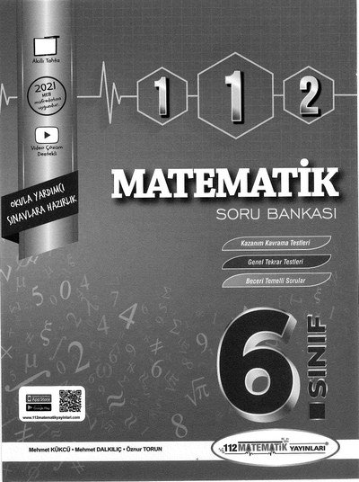 112 MATEMATİK SORU BANKASI YKS Fotokopi