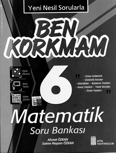 BEN KORKMAM MATEMATİK SORU BANKASI YKS Fotokopi