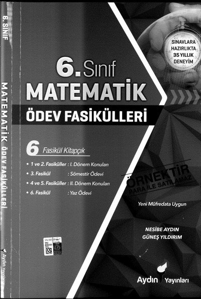 MATEMATİK ÖDEV FASİKÜLLERİ YKS Fotokopi