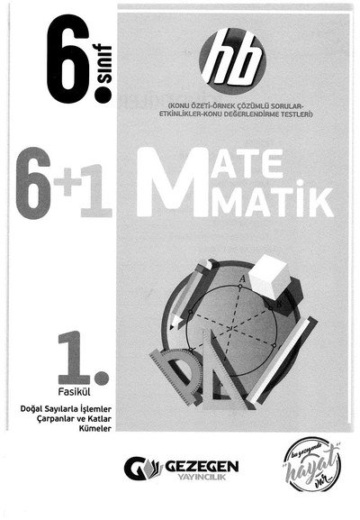 6+1 MATEMATİK 1. FASİKÜL YKS Fotokopi