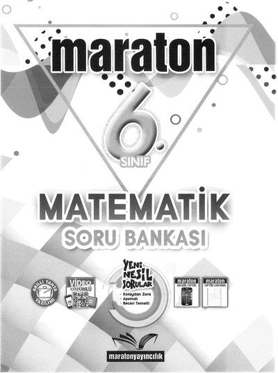 MARATON MATEMATİK SORU BANKASI YKS Fotokopi