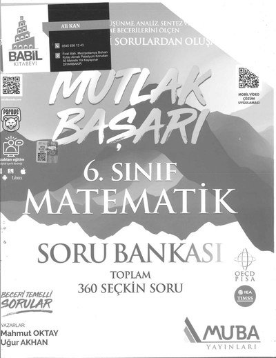 MUTLAK BAŞARI MATEMATİK SORU BANKASI YKS Fotokopi