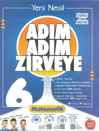 YENİ NESİL ADIM ADIM ZİRVEYE MATEMATİK YKS Fotokopi