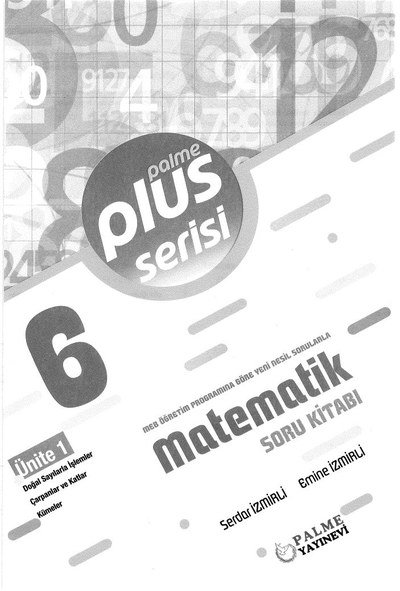 MATEMATİK SORU BANKASI PALME PLUS SERİSİ YKS Fotokopi