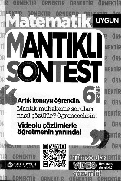 MATEMATİK MANTIKLI SONTEST YKS Fotokopi