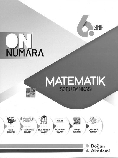 ON NUMARA MATEMATİK SORU BANKASI YKS Fotokopi
