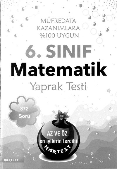 MATEMATİK YAPRAK TESTİ YKS Fotokopi