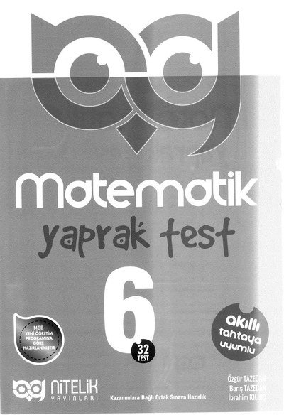 MATEMATİK YAPRAK TEST YKS Fotokopi
