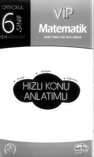 VIP MATEMATİK HIZLI KONU ANLATIMLI YKS Fotokopi
