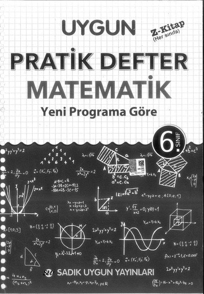 UYGUN PRATİK DEFTER MATEMATİK YKS Fotokopi