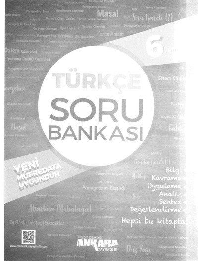 TÜRKÇE SORU BANKASI YKS Fotokopi