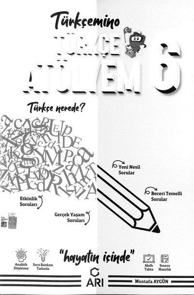 TÜRKÇE ATÖLYEM YKS Fotokopi