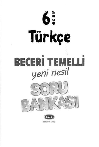 TÜRKÇE SORU BANKASI YKS Fotokopi