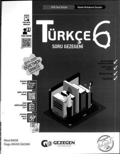 TÜRKÇE SORU GEZEGENİ YKS Fotokopi