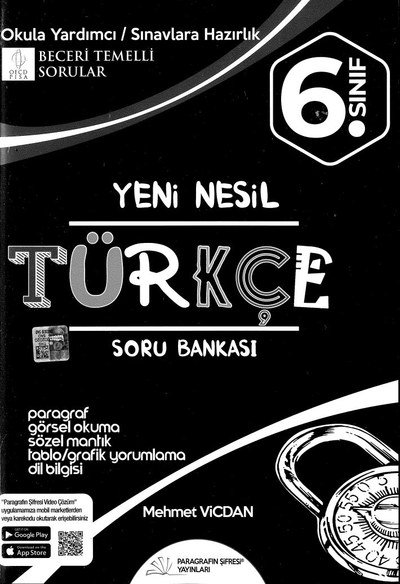 YENİ NESİL TÜRKÇE SORU BANKASI YKS Fotokopi