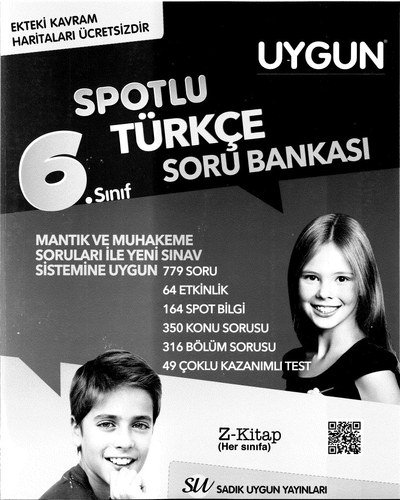 SPOTLU TÜRKÇE SORU BANKASI YKS Fotokopi