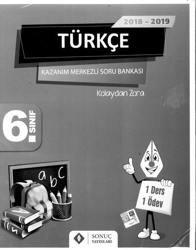 TÜRKÇE KAZANIM MERKEZLİ SORU BANKASI YKS Fotokopi