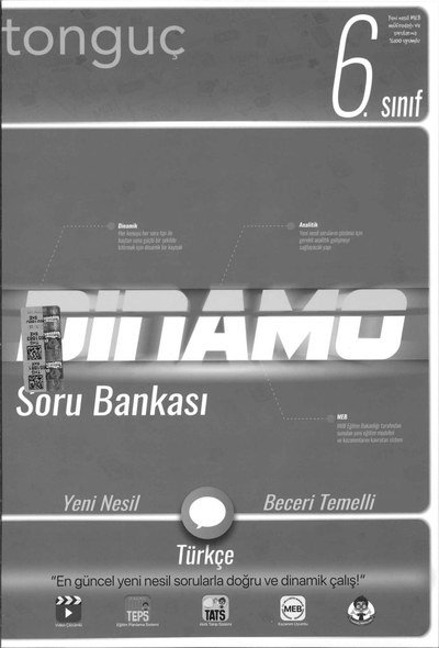 DİNAMO SORU BANKASI TÜRKÇE YKS Fotokopi