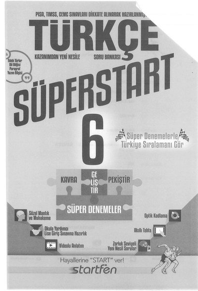 TÜRKÇE SÜPERSTART YKS Fotokopi