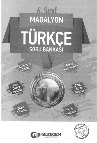 MADALYON TÜRKÇE SORU BANKASI YKS Fotokopi