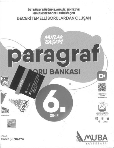MUTLAK BAŞARI PARAGRAF SORU BANKASI YKS Fotokopi