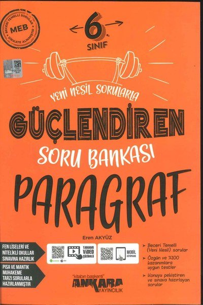 YENİ NESİL SORULARLA GÜÇLENDİREN PARAGRAF SORU BANKASI YKS Fotokopi