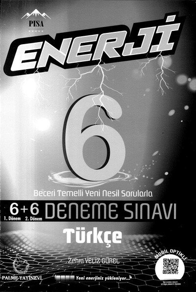 ENERJİ 6+6 DENEME SINAVI TÜRKÇE YKS Fotokopi