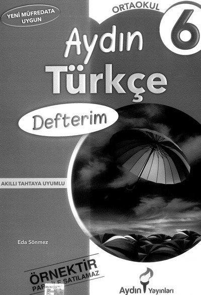 AYDIN TÜRKÇE DEFTERİM YKS Fotokopi