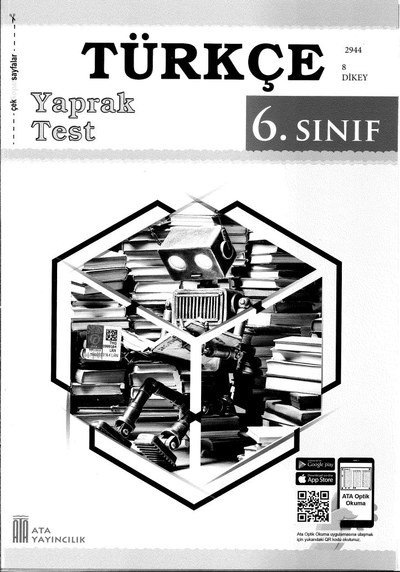 TÜRKÇE YAPRAK TEST YKS Fotokopi