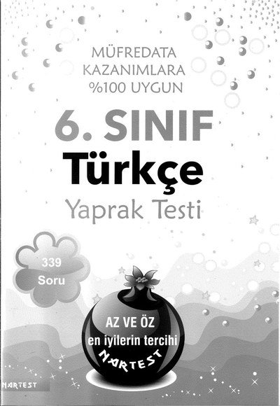 TÜRKÇE YAPRAK TEST YKS Fotokopi