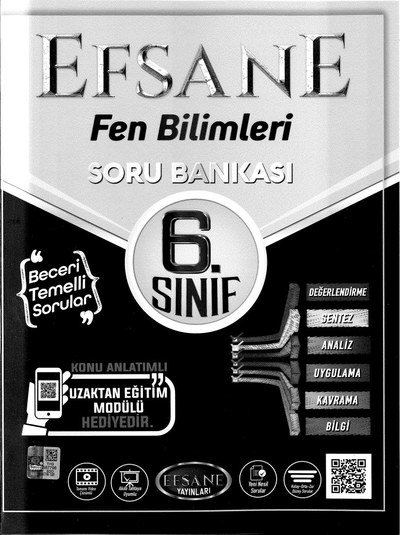 EFSANE FEN BİLİMLERİ SORU BANKASI YKS Fotokopi