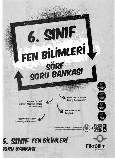 FEN BİLİMLERİ SÖRF SORU BANKASI YKS Fotokopi