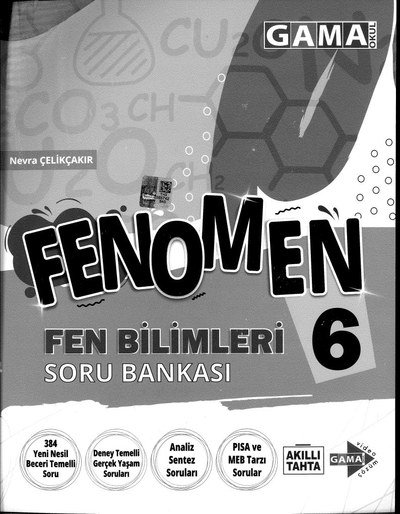 FENOMEN FEN BİLİMLERİ SORU BANKASI YKS Fotokopi