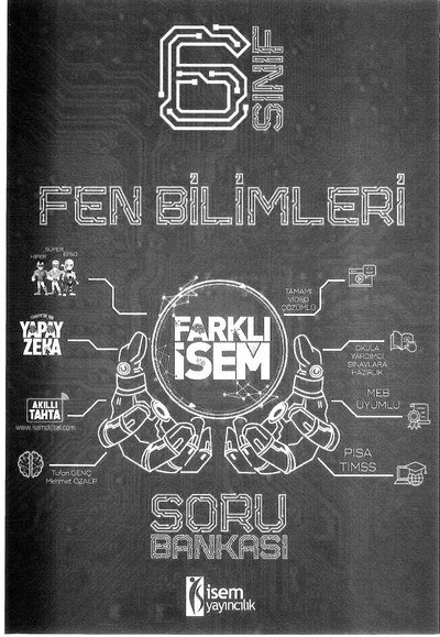 FEN BİLİMLERİ FARKLI İSEM SORU BANKASI YKS Fotokopi
