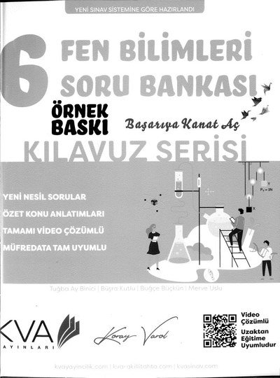 FEN BİLİMLERİ SORU BANKASI KILAVUZ SERİSİ YKS Fotokopi