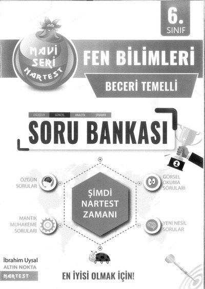MAVİ SERİ FEN BİLİMLERİ SORU BANKASI YKS Fotokopi
