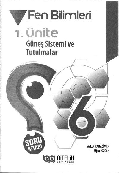 FEN BİLİMLERİ 1. ÜNİTE SORU KİTABI YKS Fotokopi